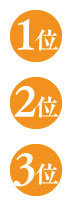 1位 2位 3位